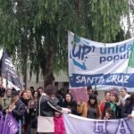 Río Gallegos marchó en el 9M. Mujeres trabajadoras en las calles por derechos y contra el ajuste.